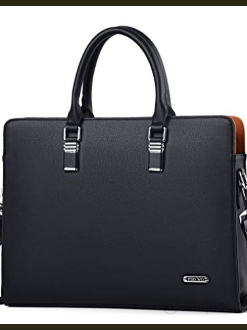 Leather Briefcase Shoulder Laptop Bag Business Handmade